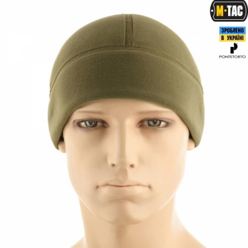 M-TAC ШАПКА WATCH CAP PREMIUM (ПЛОСКИЙ ШОВ) ФЛИС (343Г/М2) ARMY OLIVE