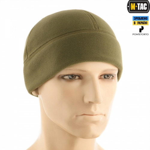 M-TAC ШАПКА WATCH CAP PREMIUM (ПЛОСКИЙ ШОВ) ФЛИС (343Г/М2) ARMY OLIVE