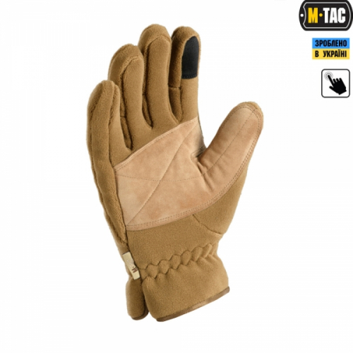 M-TAC РУКАВИЦІ WINTER PREMIUM FLEECE COYOTE