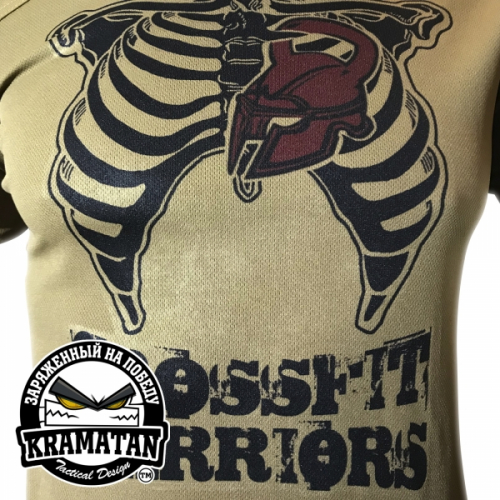 KRAMATAN TACTICAL DESIGN ФУТБОЛКА CROSSFIT WARRIORS COOLMAX COYOTE