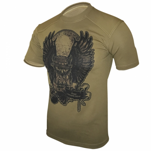 KRAMATAN TACTICAL DESIGN ФУТБОЛКА СОВА COOLMAX COYOTE