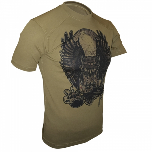 KRAMATAN TACTICAL DESIGN ФУТБОЛКА СОВА COOLMAX COYOTE