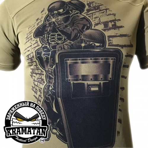 KRAMATAN TACTICAL DESIGN ФУТБОЛКА SPECIAL FORCES COOLMAX COYOTE