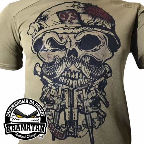 KRAMATAN TACTICAL DESIGN ФУТБОЛКА 93% СКРИТИЙ ВОРОГ COOLMAX COYOTE