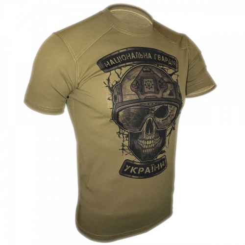 KRAMATAN TACTICAL DESIGN ФУТБОЛКА НГУ NATIONAL GUARD UKRAINE COOLMAX COYOTE