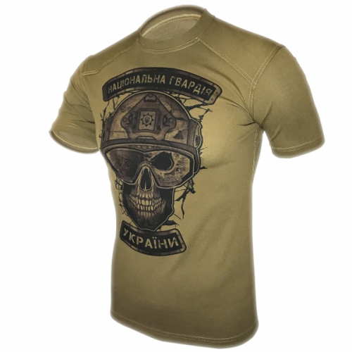 KRAMATAN TACTICAL DESIGN ФУТБОЛКА НГУ NATIONAL GUARD UKRAINE COOLMAX COYOTE