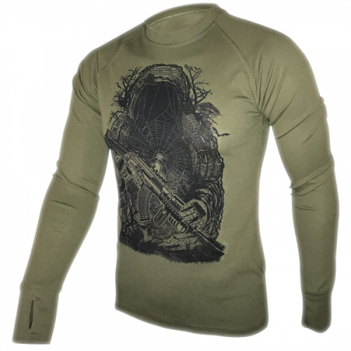 KRAMATAN TACTICAL DESIGN ЛОНГСЛІВ ЛЕШИЙ COOLMAX OLIVE