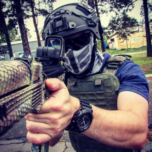 P1G-TAC ШАРФ-ТРУБА ПОЛЕГШЕНИЙ PROF1 IRON GREY UA281-PR2018-IG