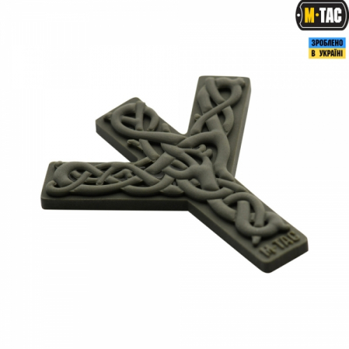 M-TAC НАШИВКА РУНА АЛЬГИЗ 3D ПВХ ОЛИВА