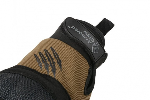 ARMORED CLAW РУКАВИЦІ SHIELD CUT HALF TAN 8084