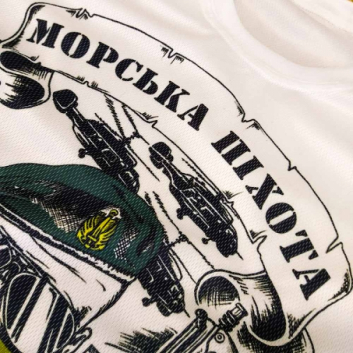 RUGEVIT ФУТБОЛКА МОРСЬКА ПІХОТА COOLMAX WHITE