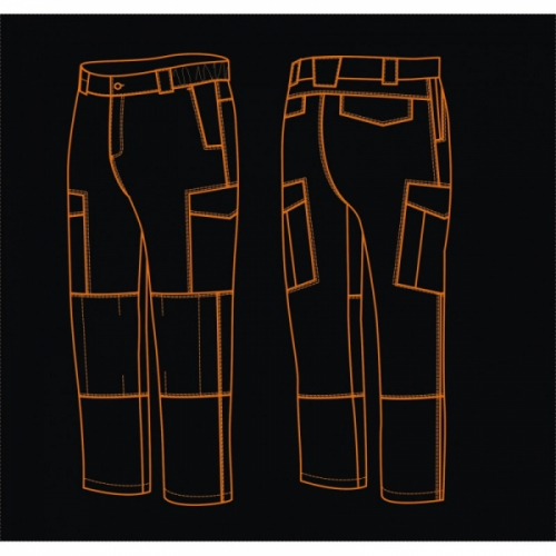 CHAMELEON БРЮКИ URBAN PRO BLACK 0311-04
