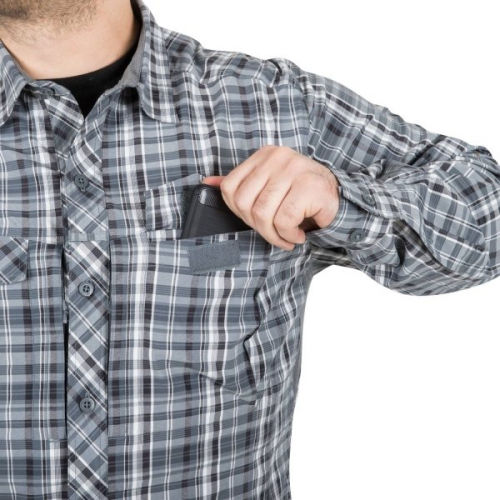 HELIKON-TEX СОРОЧКА В КЛІТКУ DEFENDER MK2 CITY ДОВГИЙ РУКАВ STONE PLAID H3529-1901