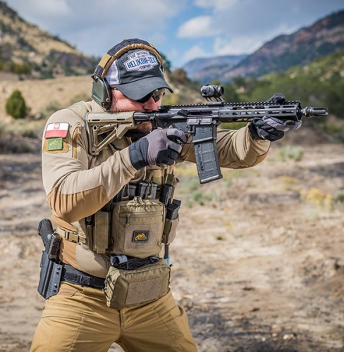 HELIKON-TEX ПОЛО ТАКТИЧЕСКОЕ ДЛИННЫЙ РУКАВ POLO RANGE COYOTE H3278-11 