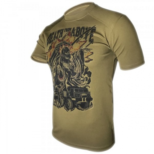 KRAMATAN TACTICAL DESIGN ФУТБОЛКА DEATH FROM ABOVE COOLMAX COYOTE