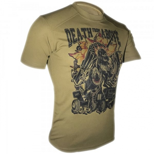 KRAMATAN TACTICAL DESIGN ФУТБОЛКА DEATH FROM ABOVE COOLMAX COYOTE