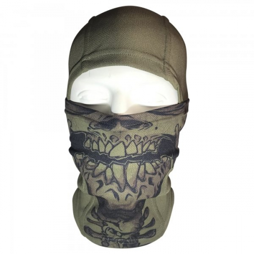 KRAMATAN TACTICAL DESIGN БАЛАКЛАВА-НІНДЗЯ ЗОМБІ COOLMAX OLIVE