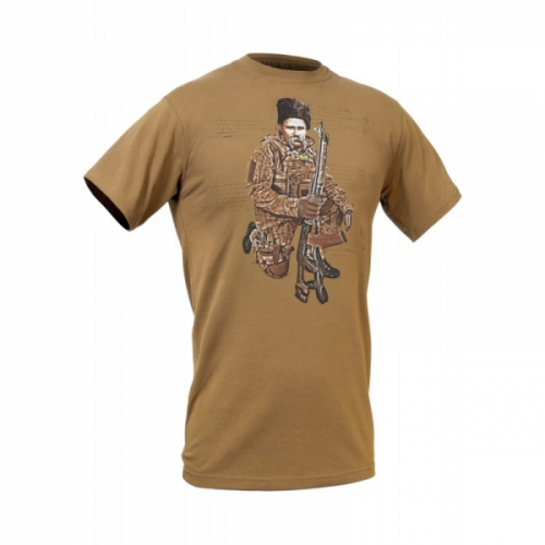 P1G-TAC ФУТБОЛКА БОЙОВИЙ КОБЗАР COYOTE BROWN UA281-29891-CB-TG