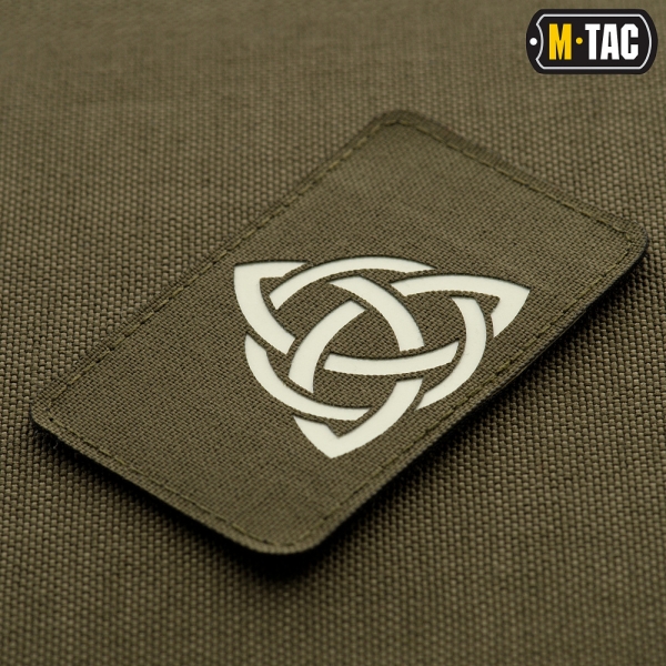 M-TAC НАШИВКА ТРИКВЕТР LASER CUT RANGER GREEN/GID