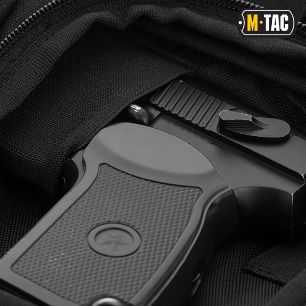 M-TAC СУМКА-КОБУРА ПОЯСНА ELITE З ЛИПУЧКОЮ BLACK