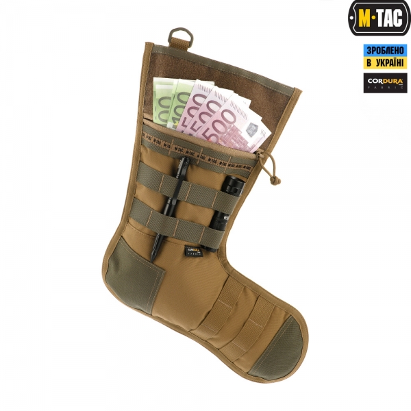 M-TAC TACTICAL CHRISTMAS STOCKING COYOTE/RANGER GREEN