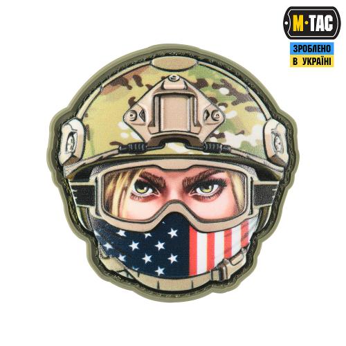 НАШИВКА EMOJI USA GIRL №1