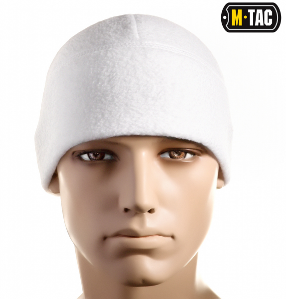 M-TAC ШАПКА WATCH CAP ФЛИС (260Г/М2) WITH SLIMTEX WHITE