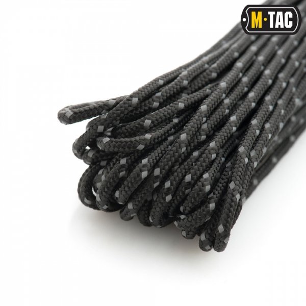 M-TAC ПАРАКОРД MINICORD REFLECTIVE BLACK 15М