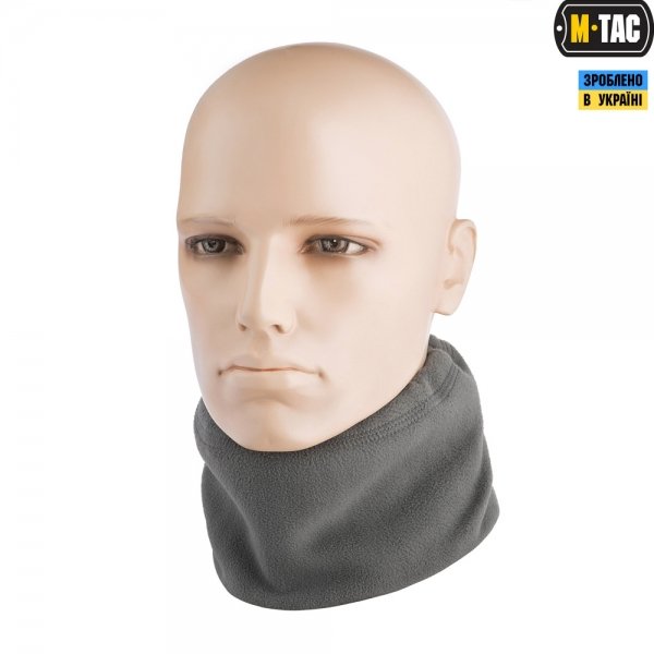 M-TAC ШАРФ-ТРУБА ELITE КОРОТКИЙ С ЗАТЯЖКОЙ ФЛИС (270Г/М2) GREY