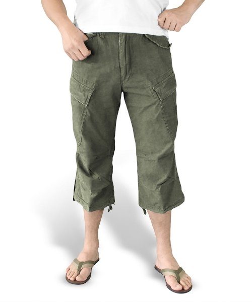 SURPLUS ШОРТЫ ENGINEER VINTAGE 3/4 OLIVE 07-5597-61