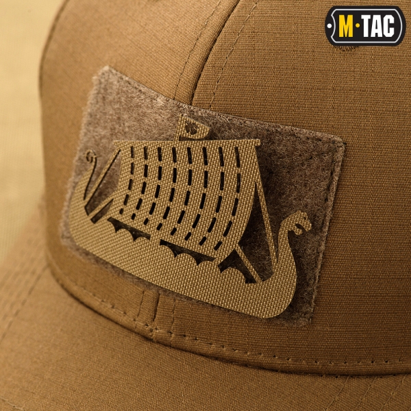 M-TAC НАШИВКА ДРАККАР СКВОЗНАЯ LASER CUT COYOTE