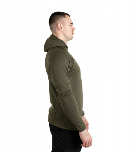 CHAMELEON ТОВСТОВКА З КАПЮШОНОМ POLAR HOODIE OLIVE 0733-01