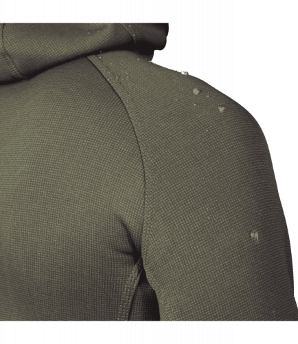 CHAMELEON ТОВСТОВКА З КАПЮШОНОМ POLAR HOODIE OLIVE 0733-01