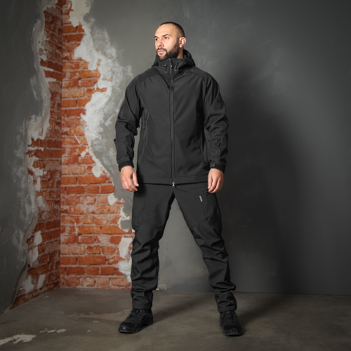 CAMO-TEC КУРТКА RUBICON SOFTSHELL BLACK 7597