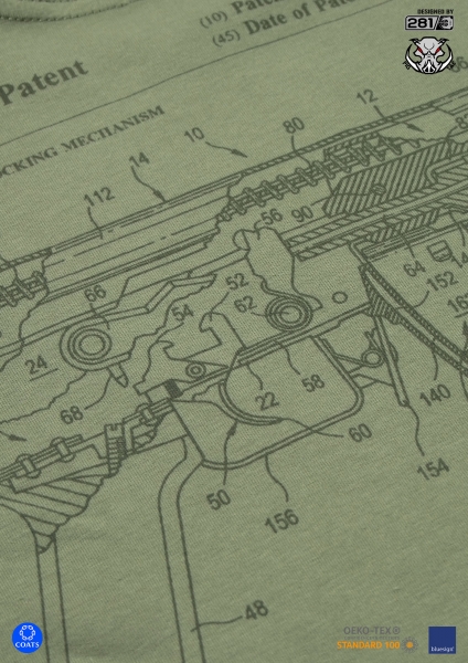P1G-TAC ФУТБОЛКА AK-47 RIFLE LEGEND OLIVE DRAB UA281-29891-OD-AK