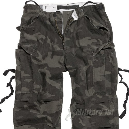 SURPLUS БРЮКИ VINTAGE FATIGUES ТЁМНЫЙ КАМУФЛЯЖ 05-3596-42