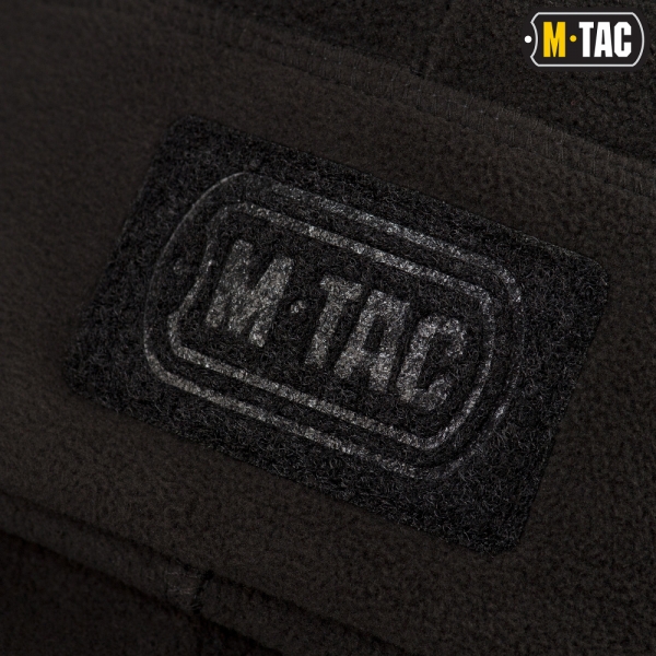 M-TAC ШАПКА WATCH CAP ФЛИС/СЕТКА С ЛОГОТИПОМ WINDBLOCK 380 BLACK