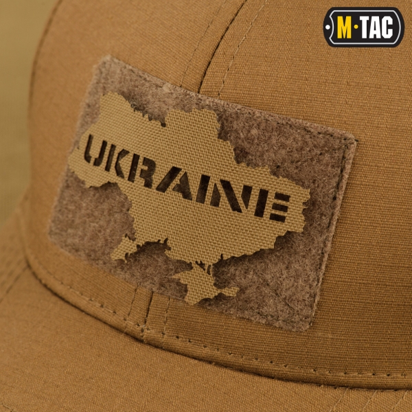 M-TAC НАШИВКА UKRAINE (КОНТУР) СКВОЗНАЯ LASER CUT COYOTE