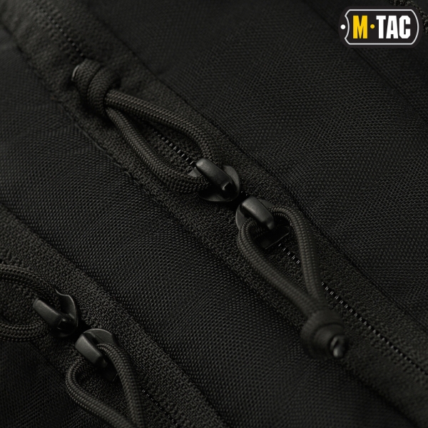M-TAC РЮКЗАК SHUTTLE ELITE С ПОДСУМКОМ-ОРГАНАЙЗЕРОМ BLACK