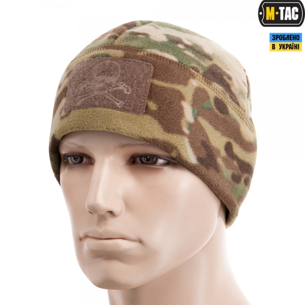M-TAC ШАПКА WATCH CAP ФЛИС/СЕТКА PIRATE SKULL WINDBLOCK 380 MC