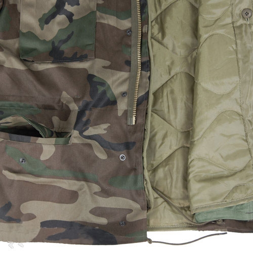 MIL-TEC КУРТКА M65 С ПОДСТЕЖКОЙ WOODLAND 10315020