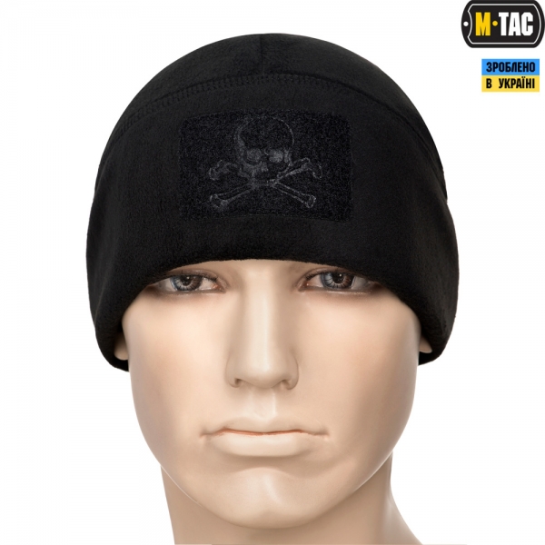 M-TAC ШАПКА WATCH CAP ФЛИС/СЕТКА PIRATE SKULL WINDBLOCK 380 BLACK