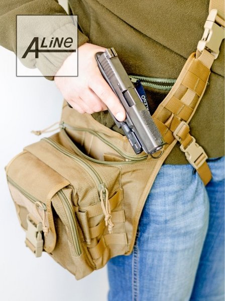 A-LINE А37 СУМКА-КОБУРА ТАКТИЧЕСКАЯ COYOTE