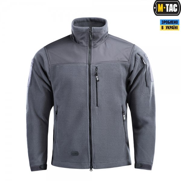 M-TAC КУРТКА ALPHA MICROFLEECE GEN.II DARK GREY
