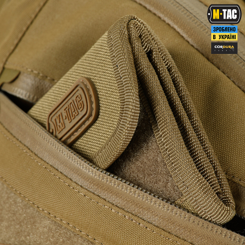 M-TAC СУМКА SPHAERA HARDSLING BAG LARGE З ЛИПУЧКОЮ ELITE COYOTE