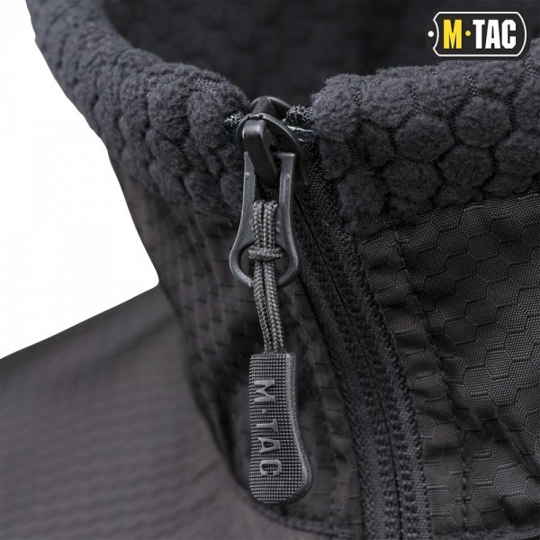 M-TAC КУРТКА HEXAGON ALPHA MICROFLEECE JACKET BLACK