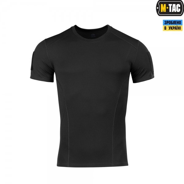 M-TAC ФУТБОЛКА ПОТОВІДВІДНА ATHLETIC VELCRO BLACK