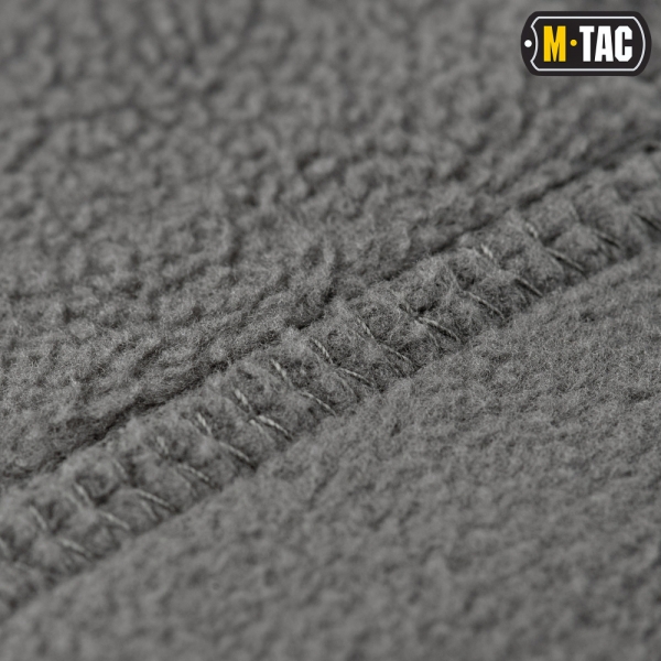 M-TAC ШАПКА WATCH CAP ФЛИС/СЕТКА С ЛОГОТИПОМ WINDBLOCK 380 GREY