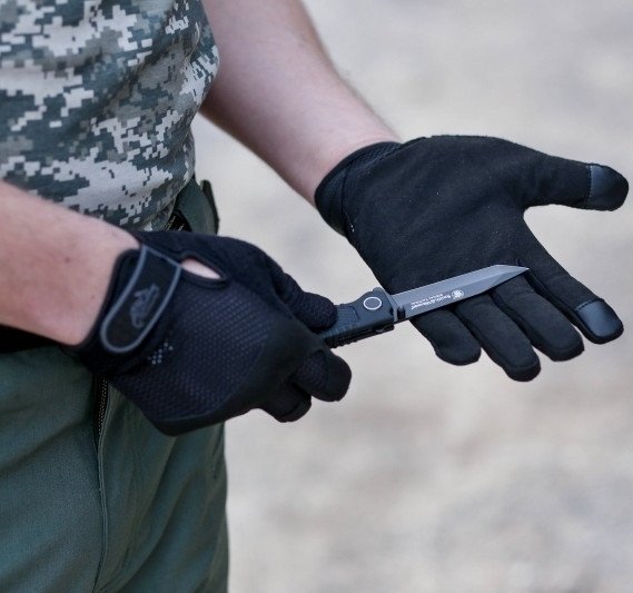HELIKON-TEX РУКАВИЦІ URBAN TACTICAL VENT GLOVES BLACK H6120-01
