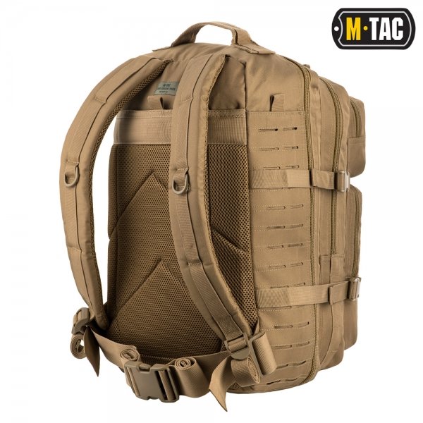 M-TAC РЮКЗАК LARGE ASSAULT PACK LASER CUT TAN